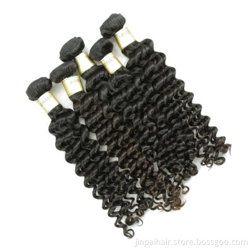 JP big discount high quality Mongolian hair, grade 7a deep wave human hair